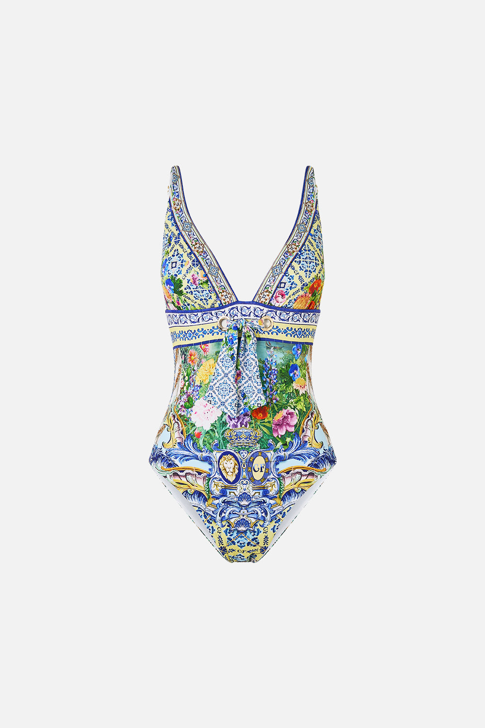 EYELET TIE TRIANGLE ONE PIECE WALL TO WALL WONDERS