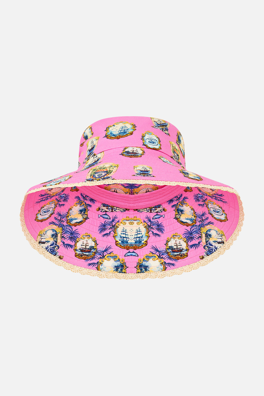 WIDE BRIM BUCKET HAT SALTY SPLENDOUR