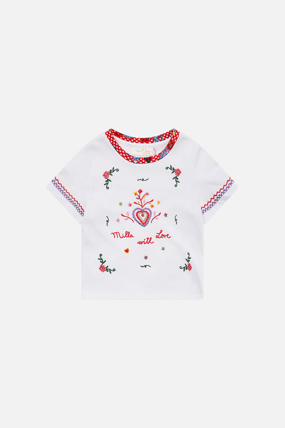 BABIES SHORT SLEEVE TEE FAITH, LUCK & JUSTICE