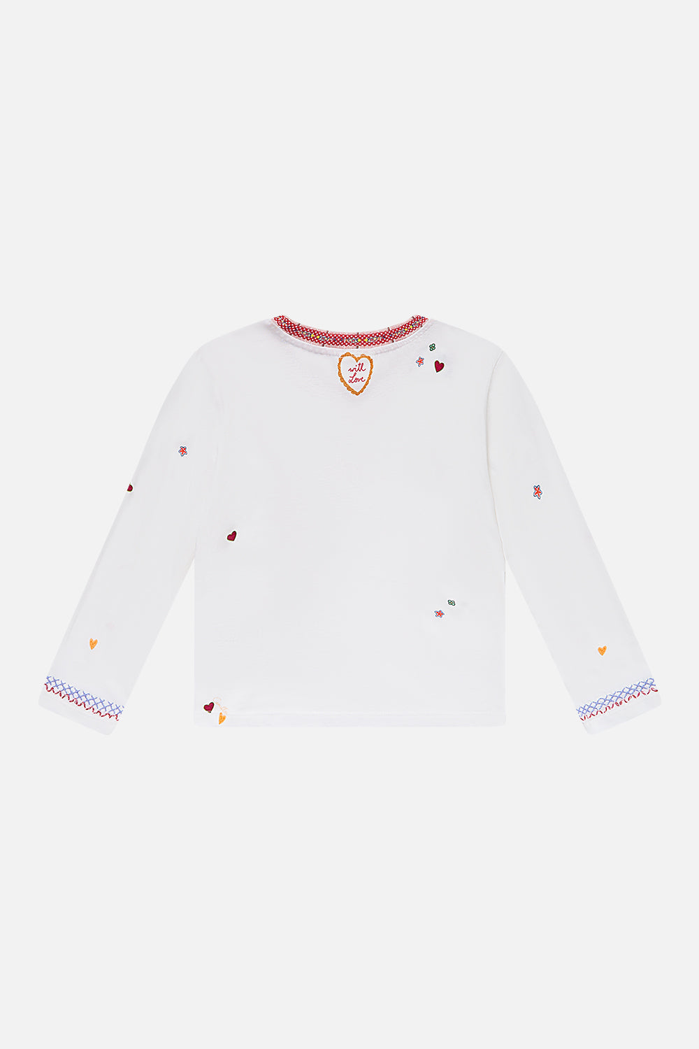 KIDS LONG SLEEVE TOP 4-10 FAITH, LUCK & JUSTICE