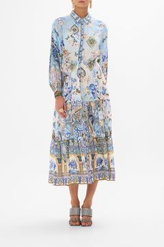 TIERED LONG SHIRT DRESS AL MANIAL PALACE MEMOIRS