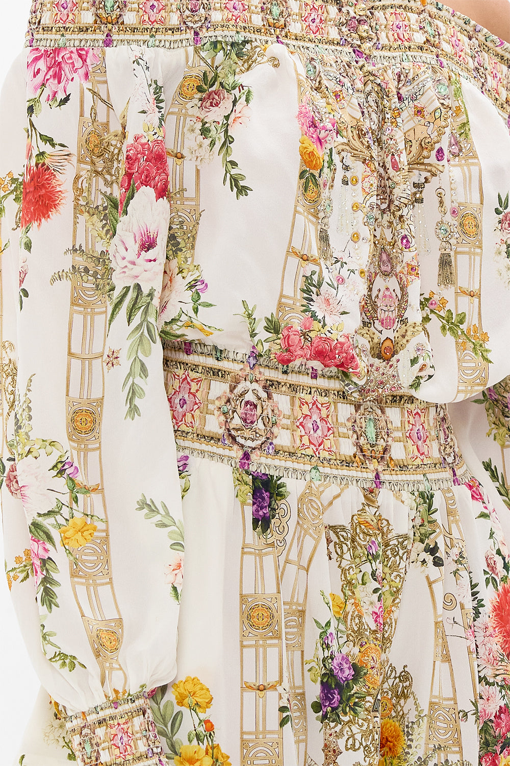 OFF SHOULDER SHORT DRESS EGYPTIAN ROSE