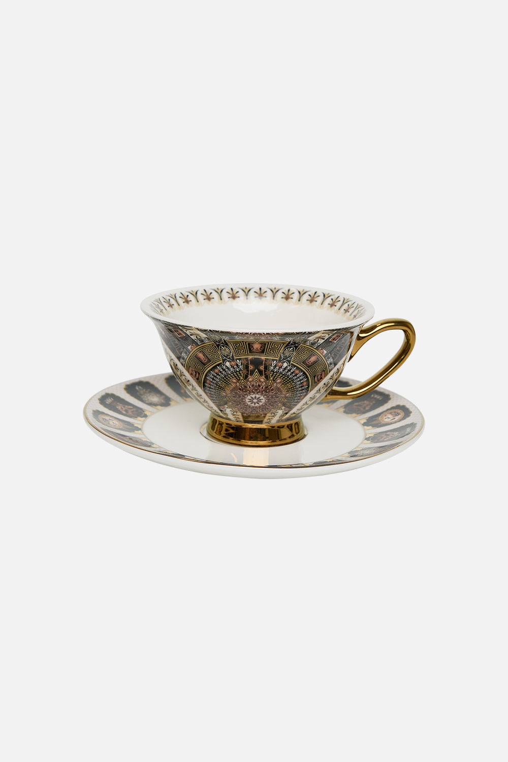 The CAMILLA TEA CUP AND SAUCER SET TEMPLES OF DENDARA in our TEMPLES OF DENDARA print.