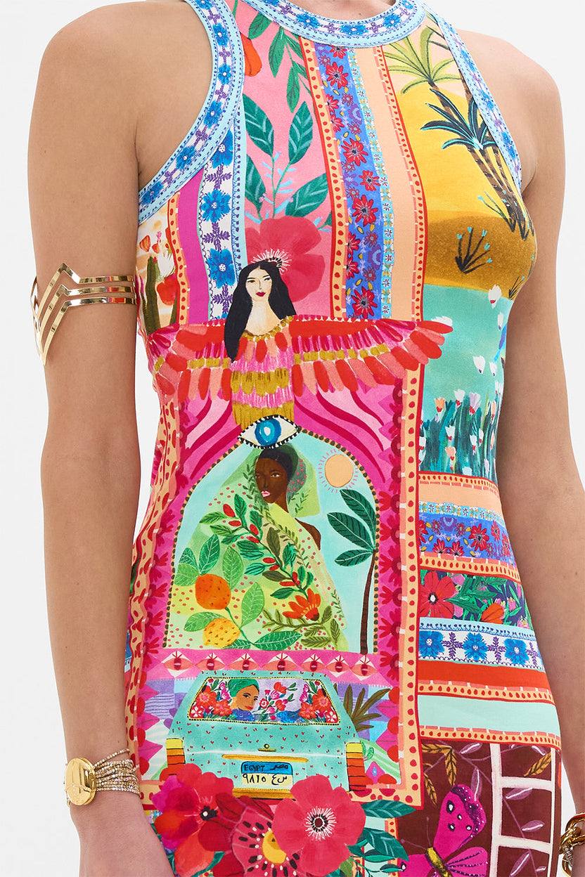 The Kamalia Racer Tank Dress main image 0