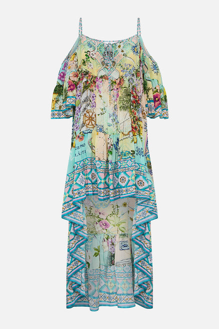 The Just Coasting Long Dress With Jersey Bodice