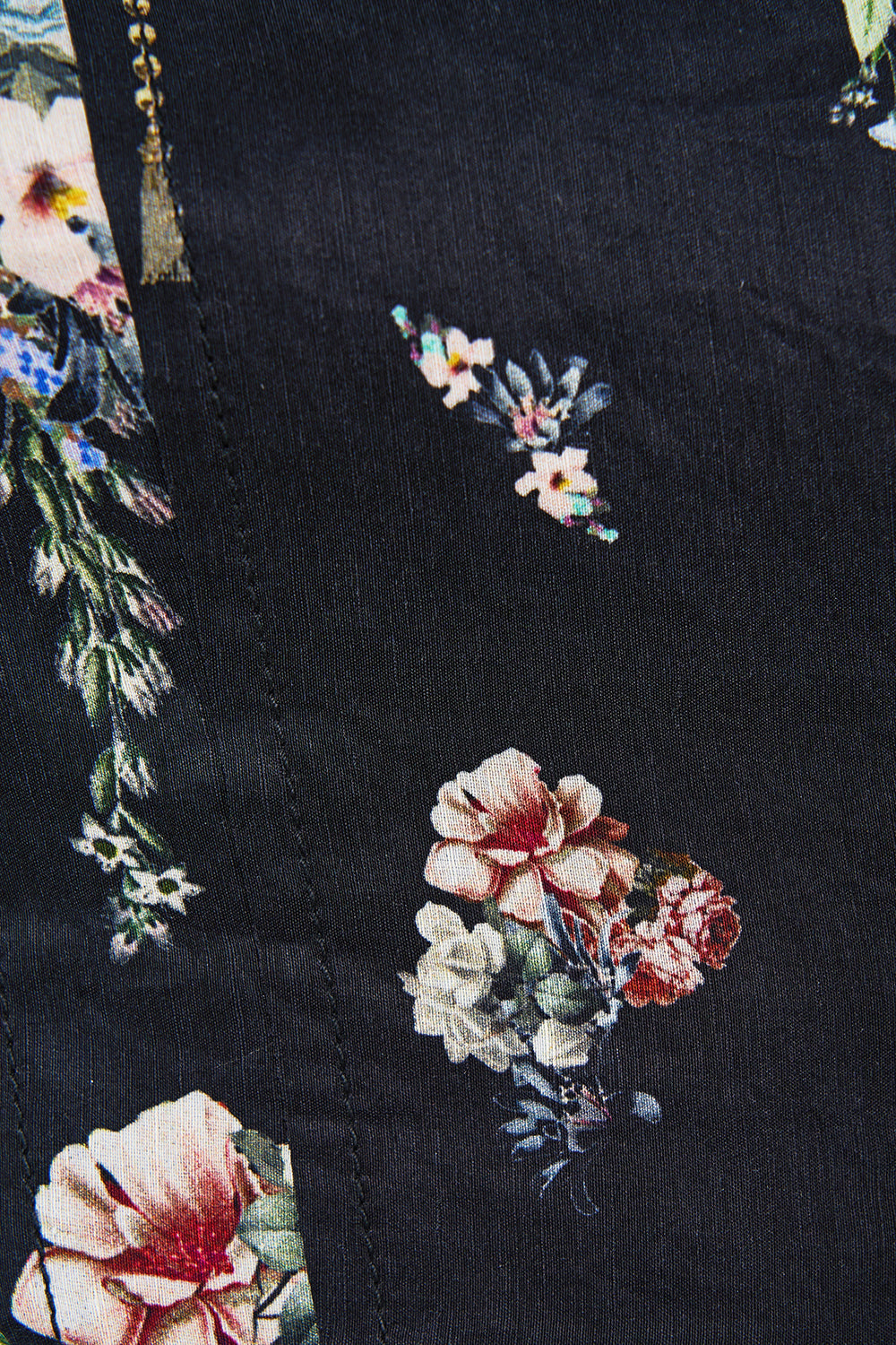 The CAMILLA Corset Crop Top in our Noble Endeavours print.