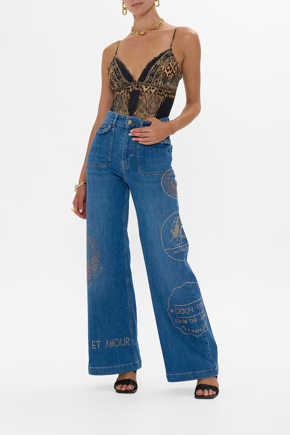 The Denim Denim Jenna Soul Seeker High Rise Flare Jean With