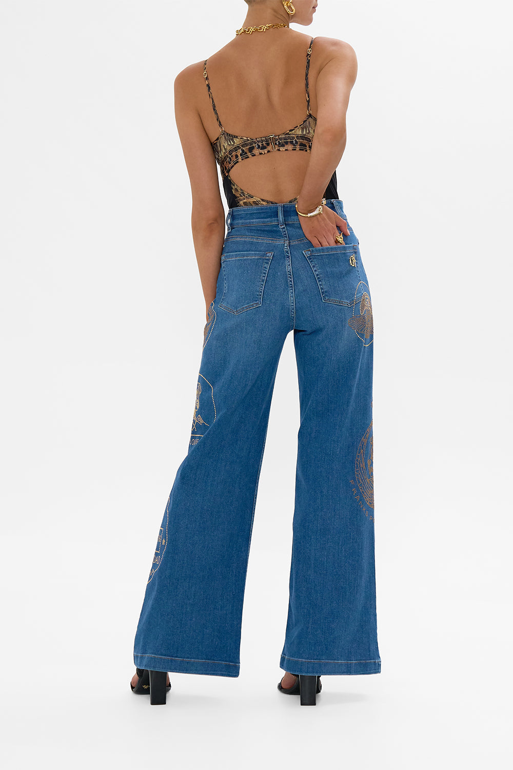 The Denim Denim Jenna Soul Seeker High Rise Flare Jean With