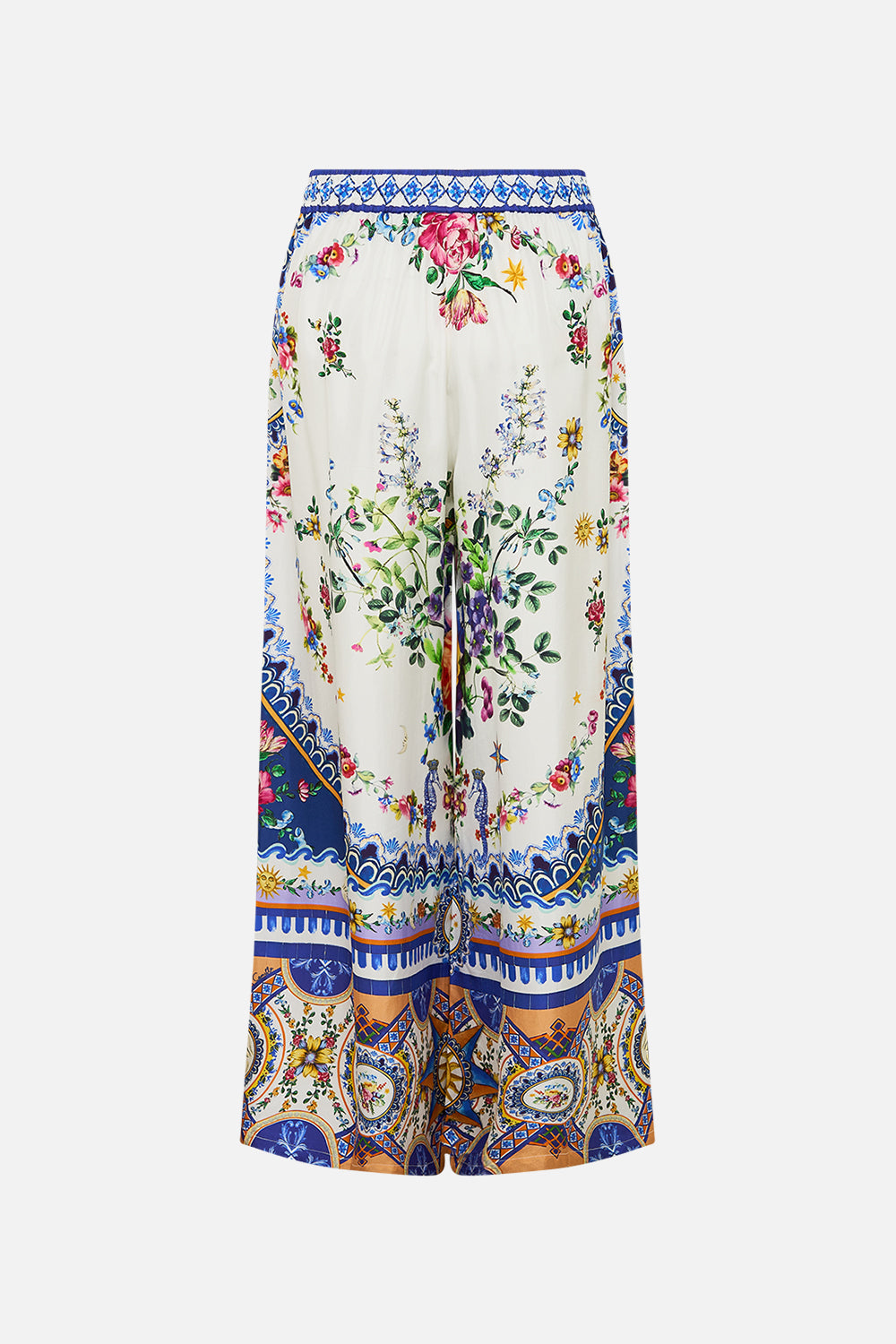 The CAMILLA Straight Leg Pant in our Tiles Darls print.