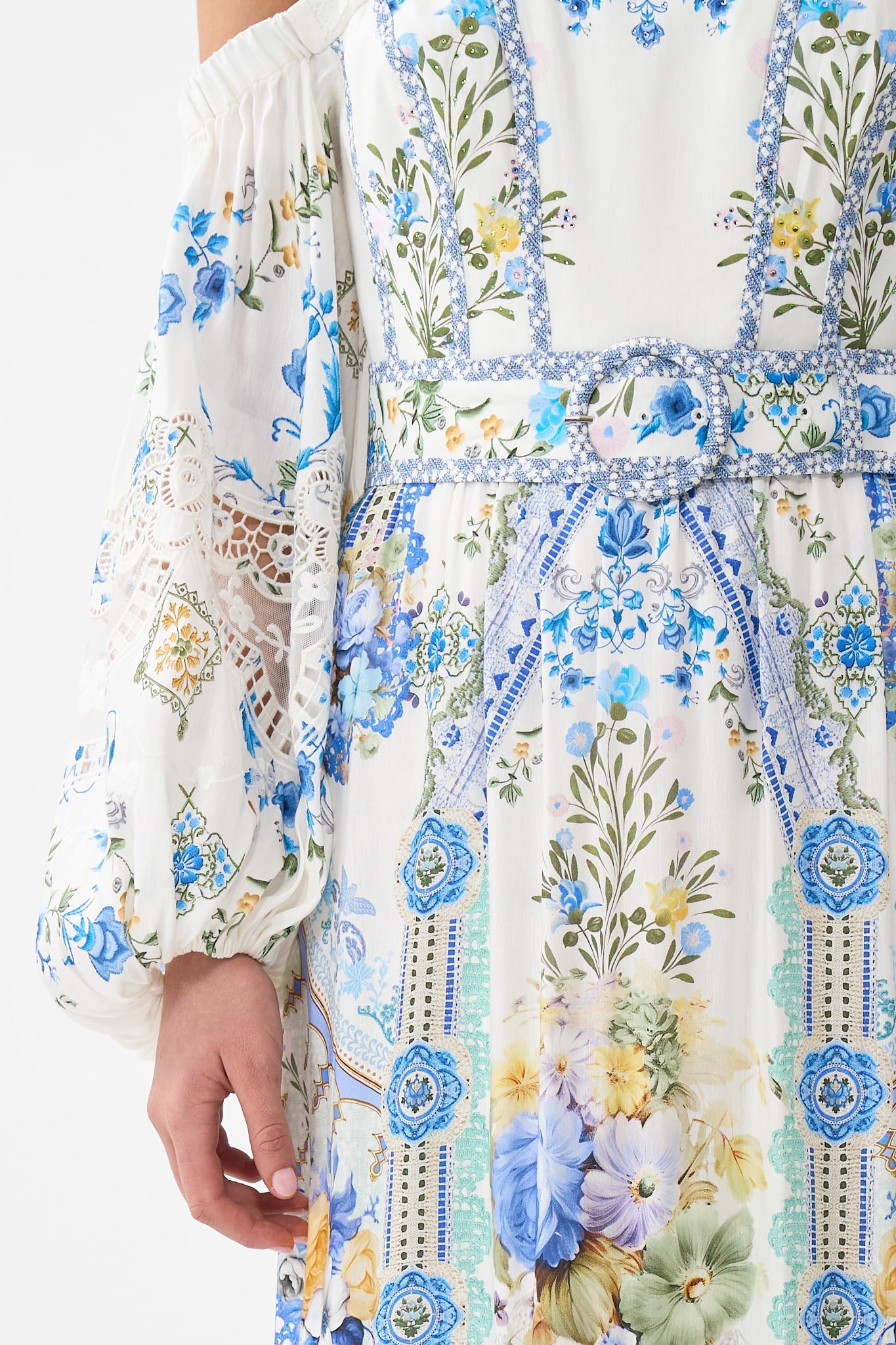 PUFF SLEEVE CORSET DRESS MY HOMESPUN HEART