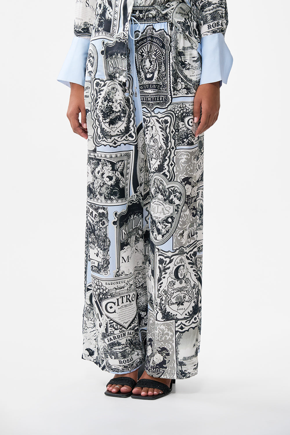 The CAMILLA Straight Leg Pant in our Perfumed In Porto print.