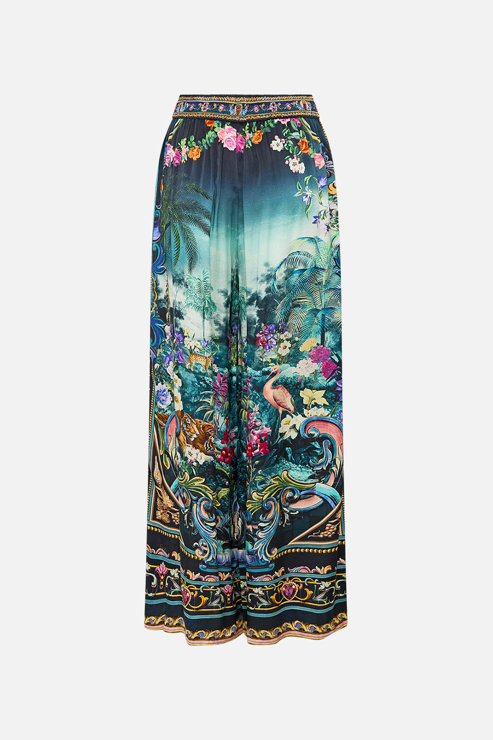 The CAMILLA Straight Leg Pant in our Basked In Baroque print.