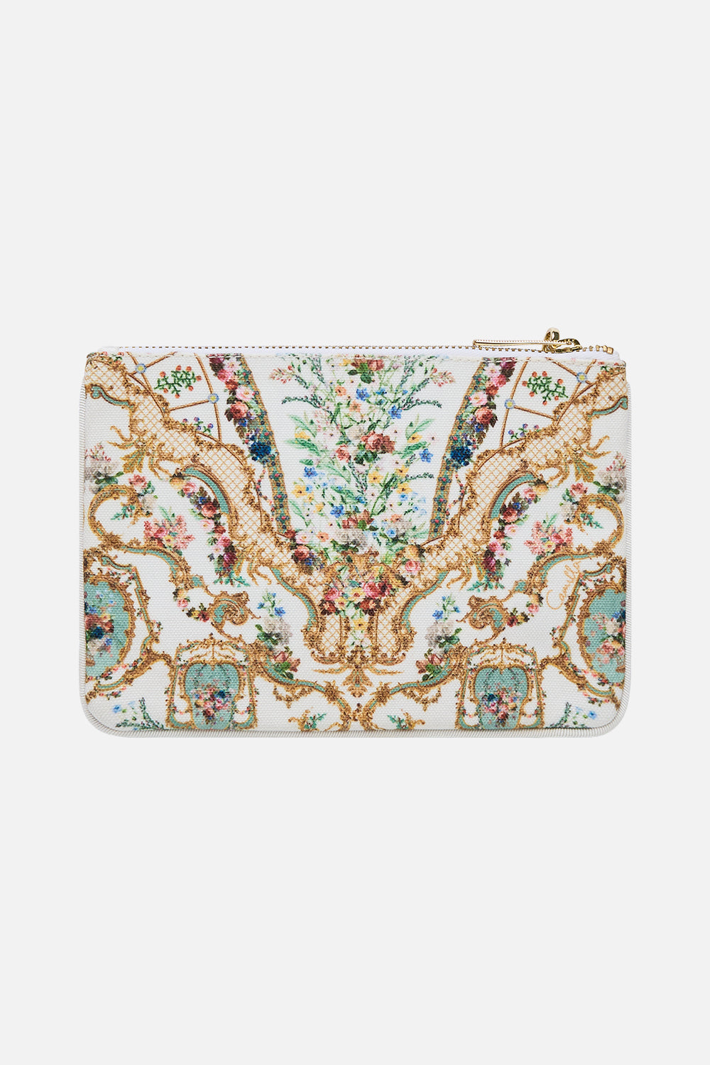 The CAMILLA Coin And Phone Purse in our Dressing Room Drama print.