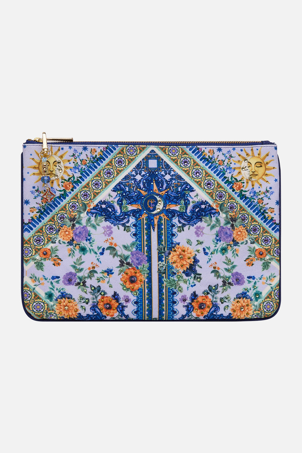 The CAMILLA SMALL CANVAS CLUTCH LUSCIOUS IN LISBON in our LUSCIOUS IN LISBON print.
