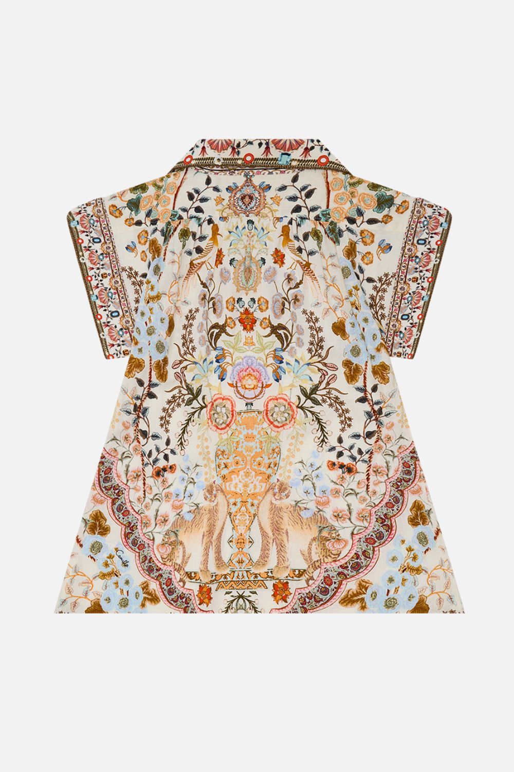 Milla By CAMILLA Kids Mini Shirt Dress 12-14 in Honour of Heirlooms print