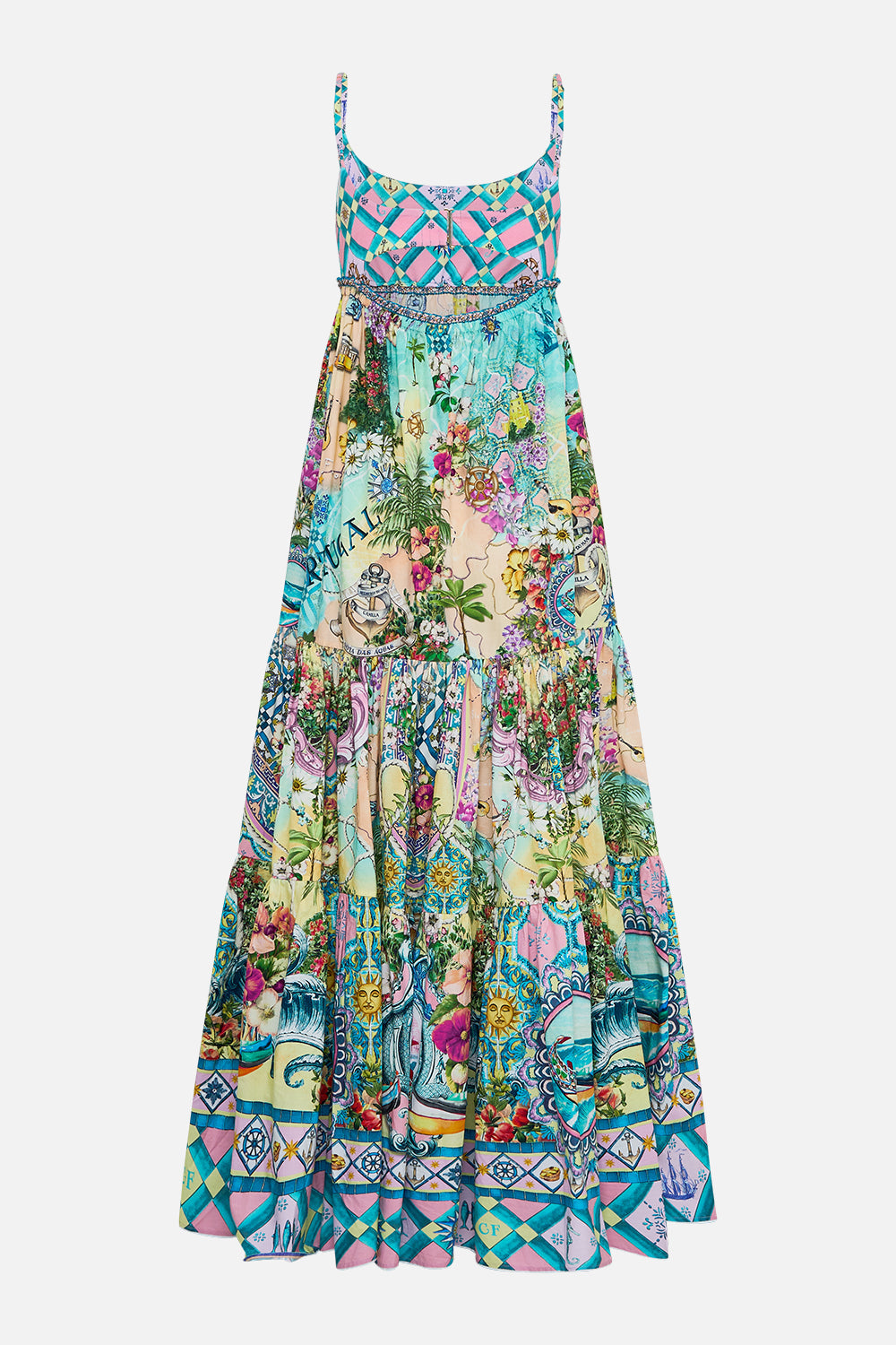 The Just Coasting Long Dress With Jersey Bodice
