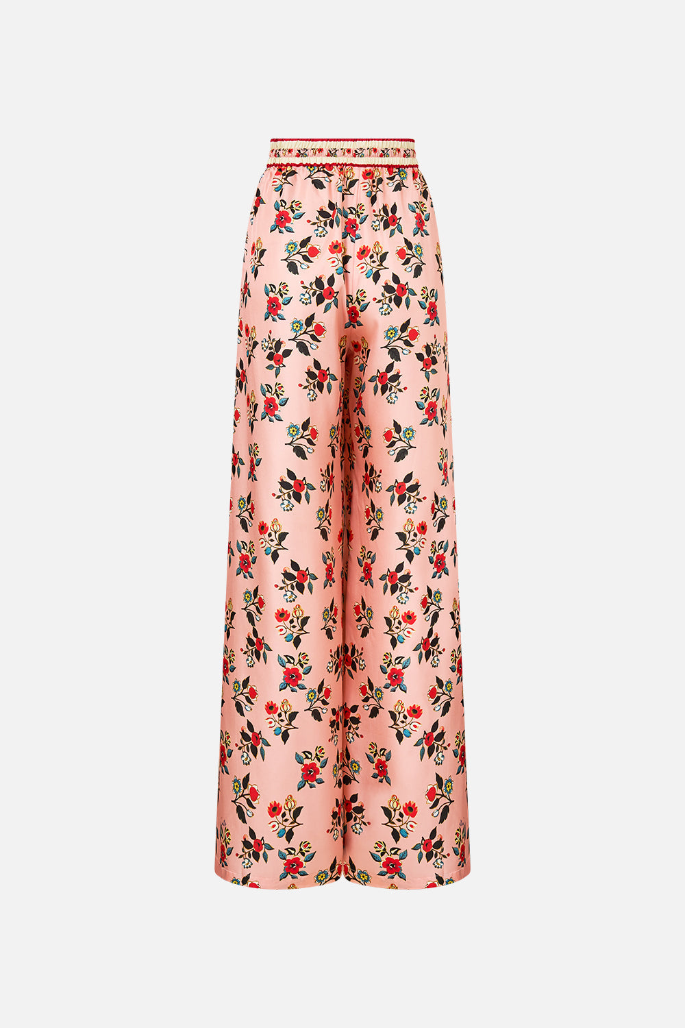 The CAMILLA LOUNGE PANT PINK PORTO in our  print.