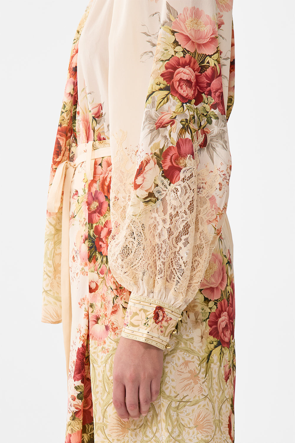 The CAMILLA Raglan Button Up Shirt in our Meet Me At The Majestic print.