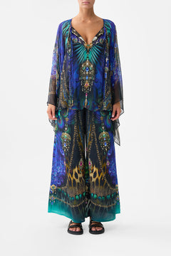 The CAMILLA Blouse With Kimono Sleeve in our Dominican Decadence print.