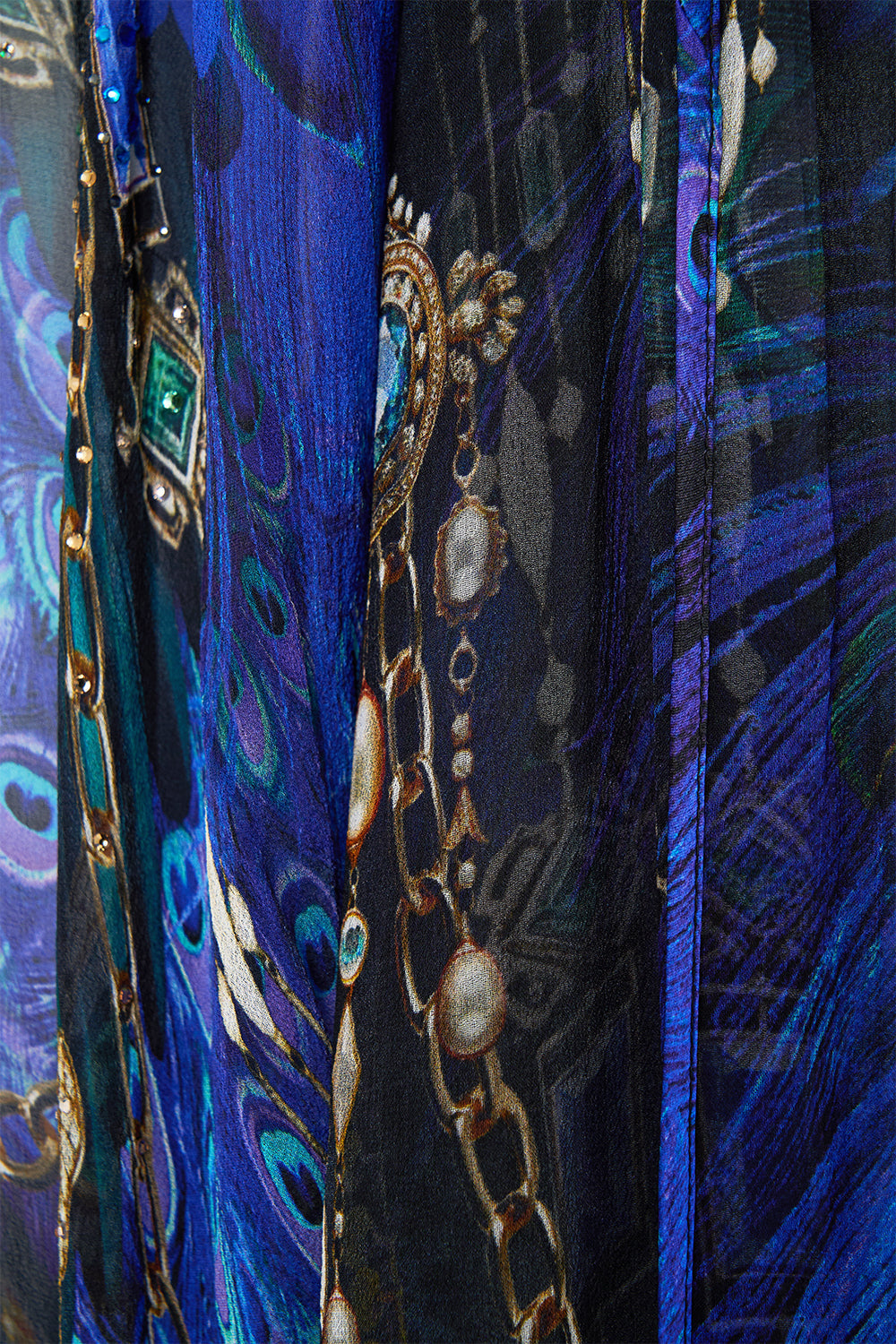 The CAMILLA Blouse With Kimono Sleeve in our Dominican Decadence print.