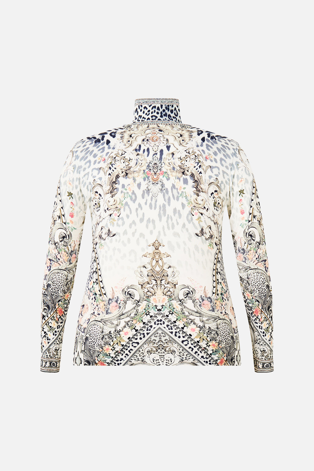 The Marble Heaven Jersey Turtleneck | CAMILLA US
