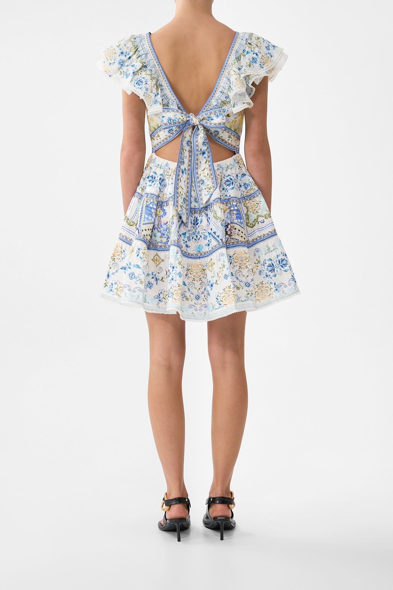 MINIVESTIDO CON VOLANTES EN EL CUELLO MY HOMESPUN HEART