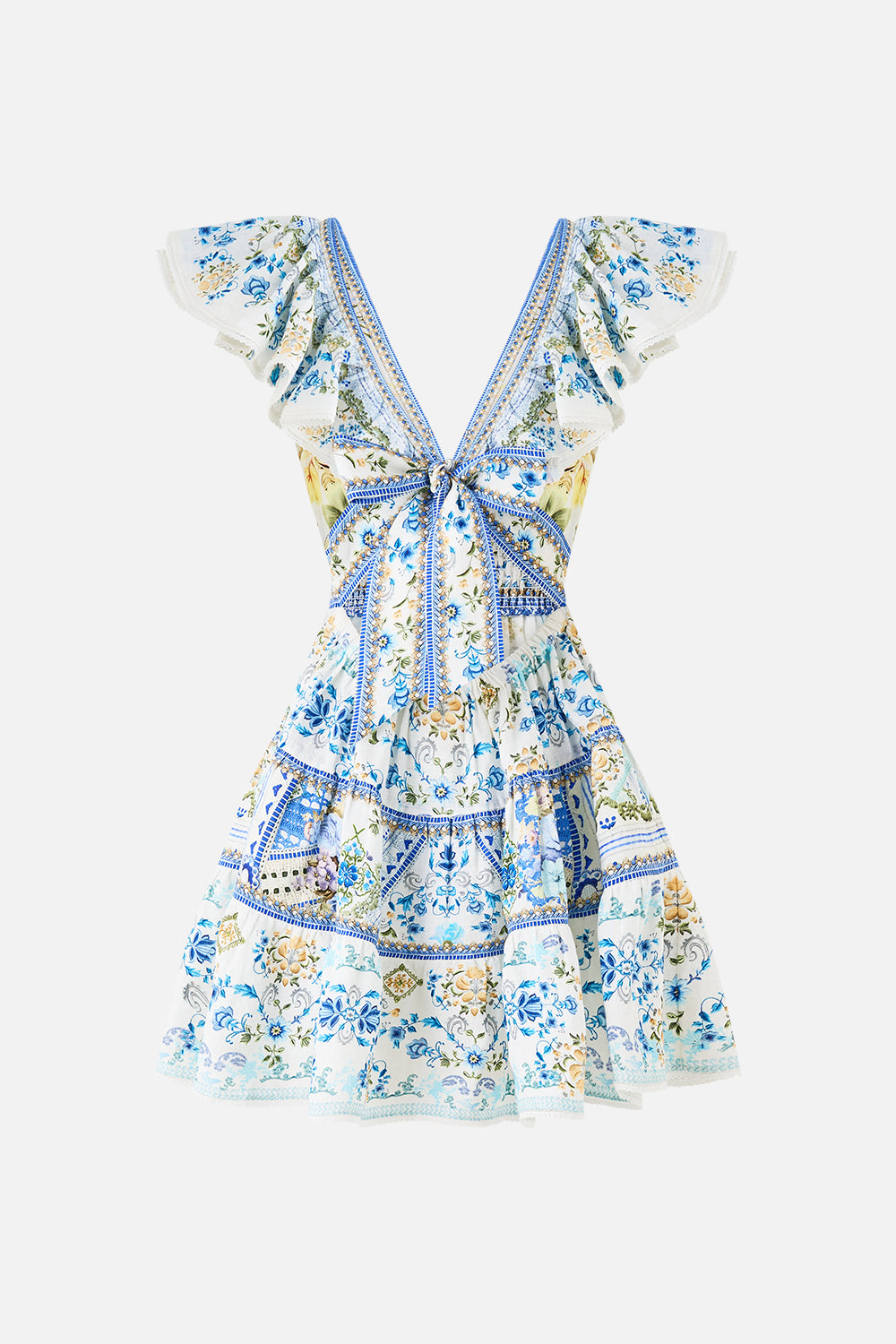 MINIVESTIDO CON VOLANTES EN EL CUELLO MY HOMESPUN HEART