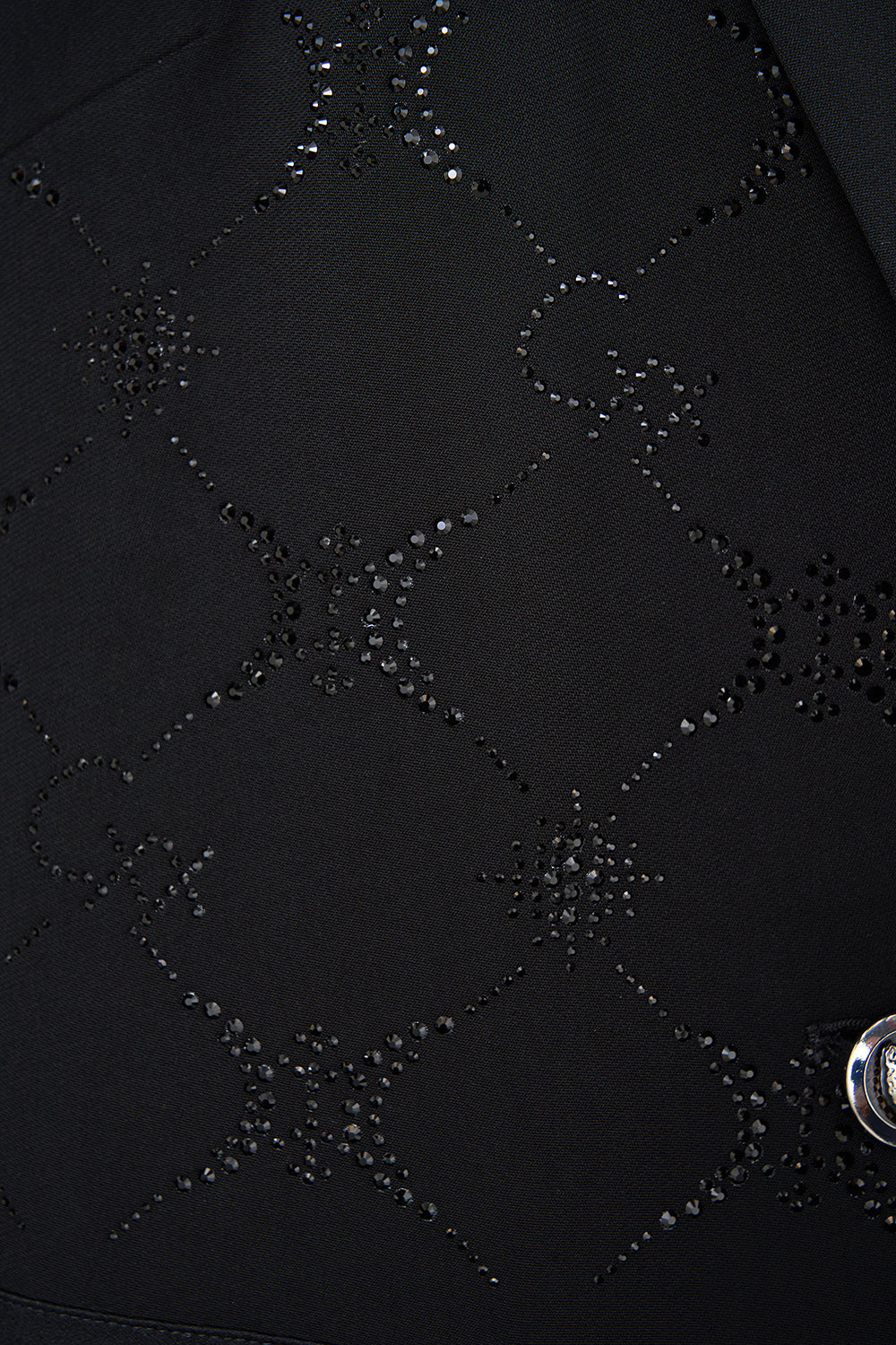 The CAMILLA Jacket With Sleeve Cut Out Detail in our Solid Black print.