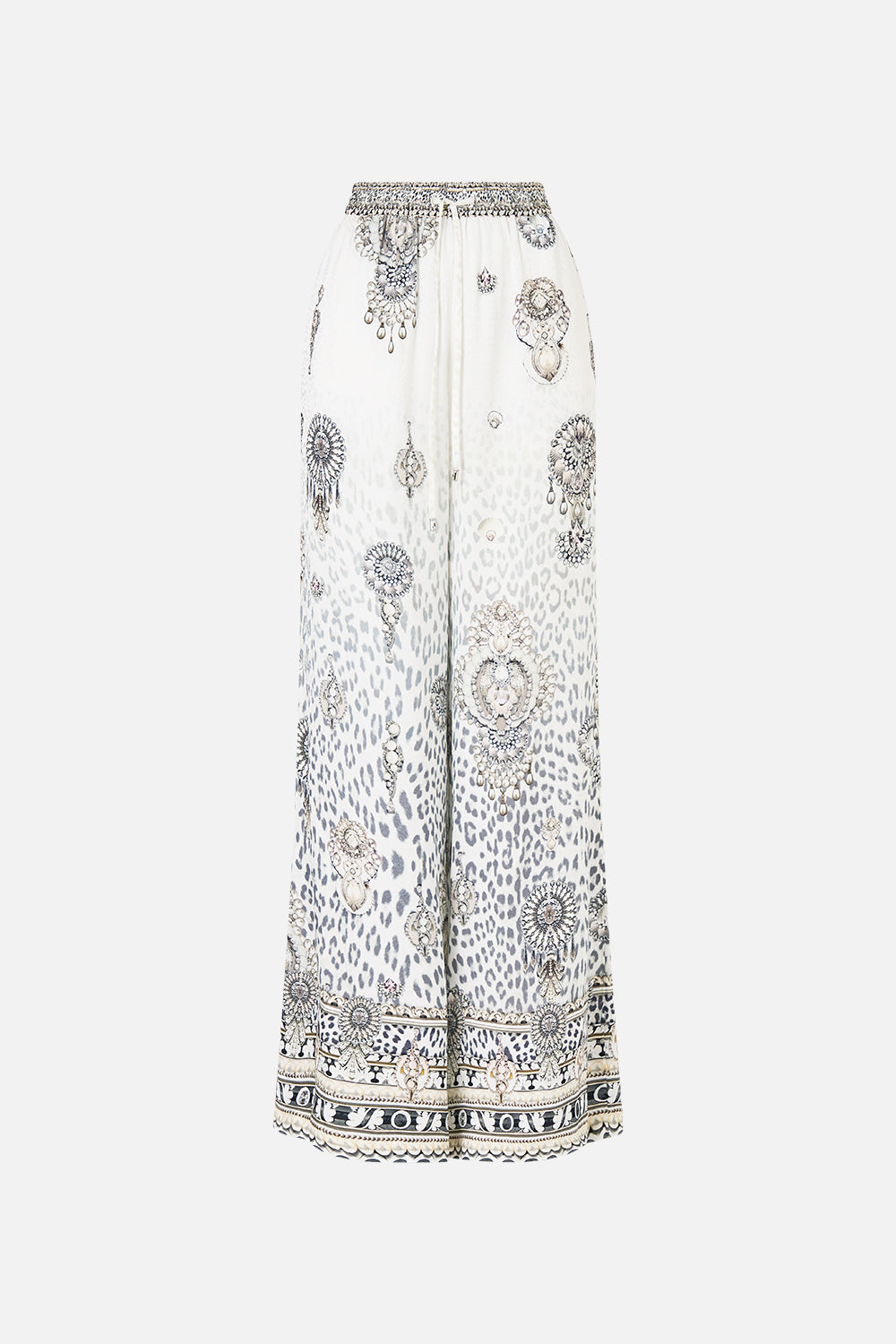 The CAMILLA Lounge Pant in our Marble Heaven print.