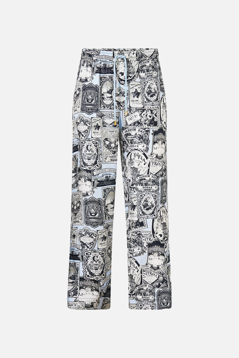The CAMILLA Lounge Pant With Elastic Waist in our Flower Showers print.