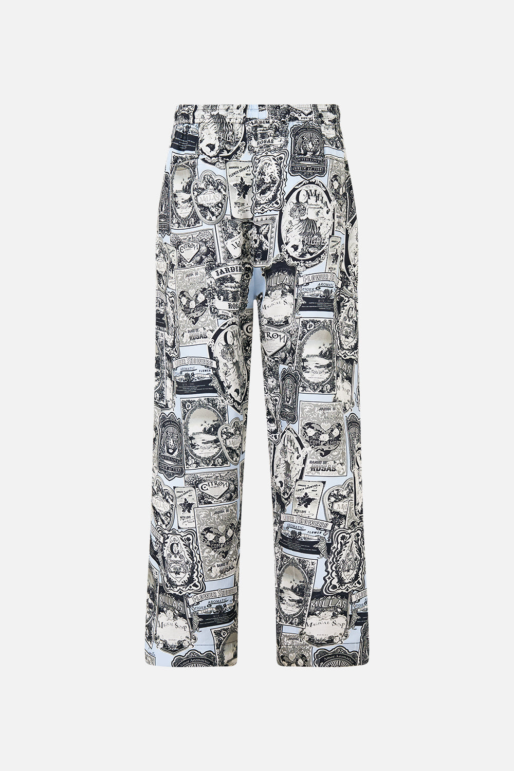 The CAMILLA Lounge Pant With Elastic Waist in our Flower Showers print.