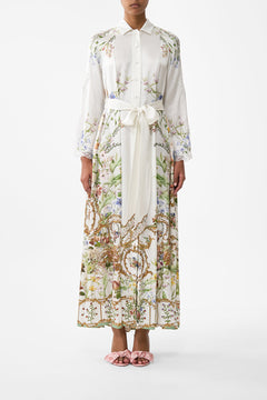 The CAMILLA Printed Trench in our Dressing Room Drama print.