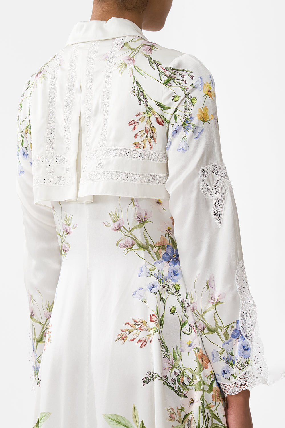 The CAMILLA Printed Trench in our Dressing Room Drama print.