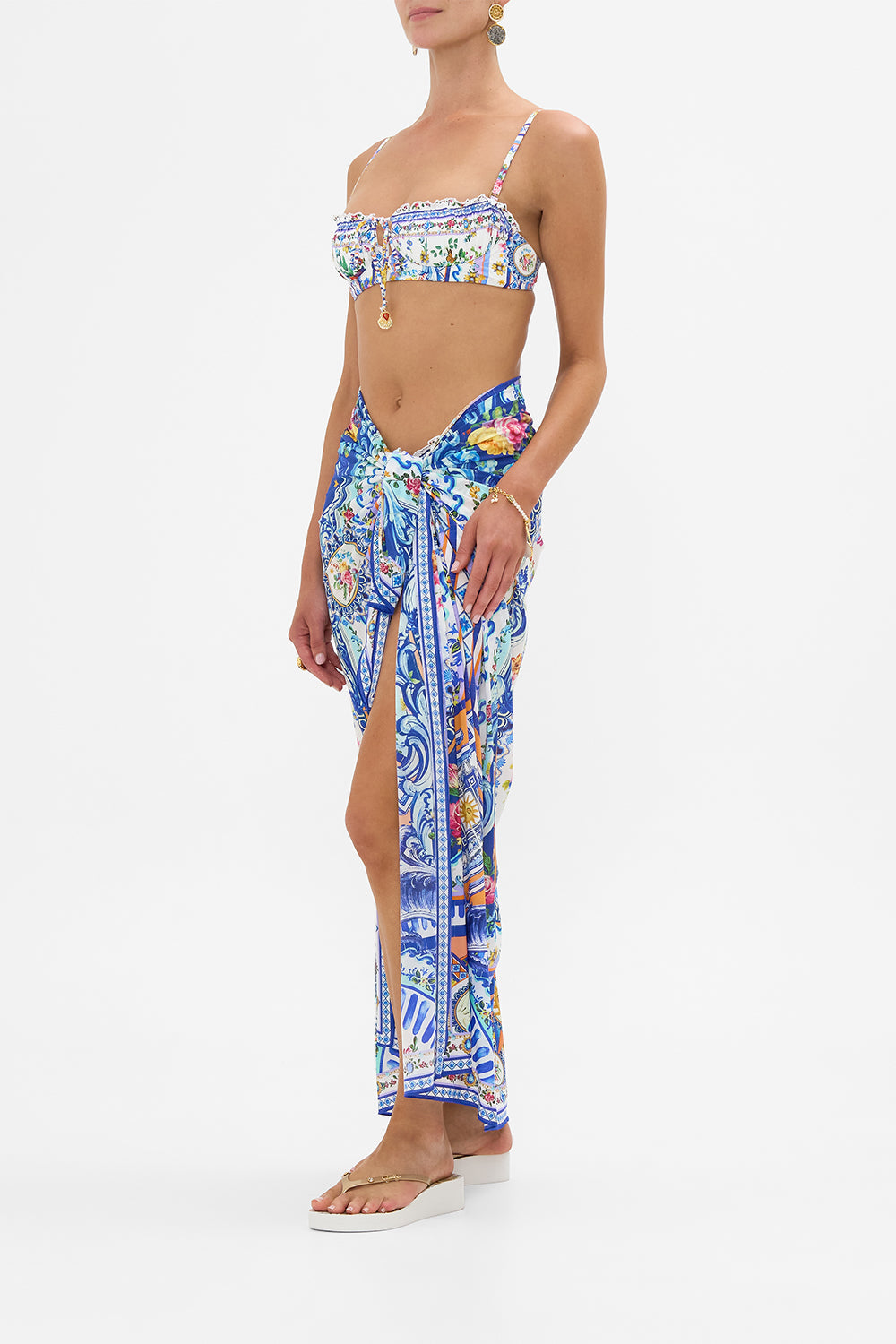 The Tiles Darls Multi Wear Long Sarong | CAMILLA US – CAMILLA