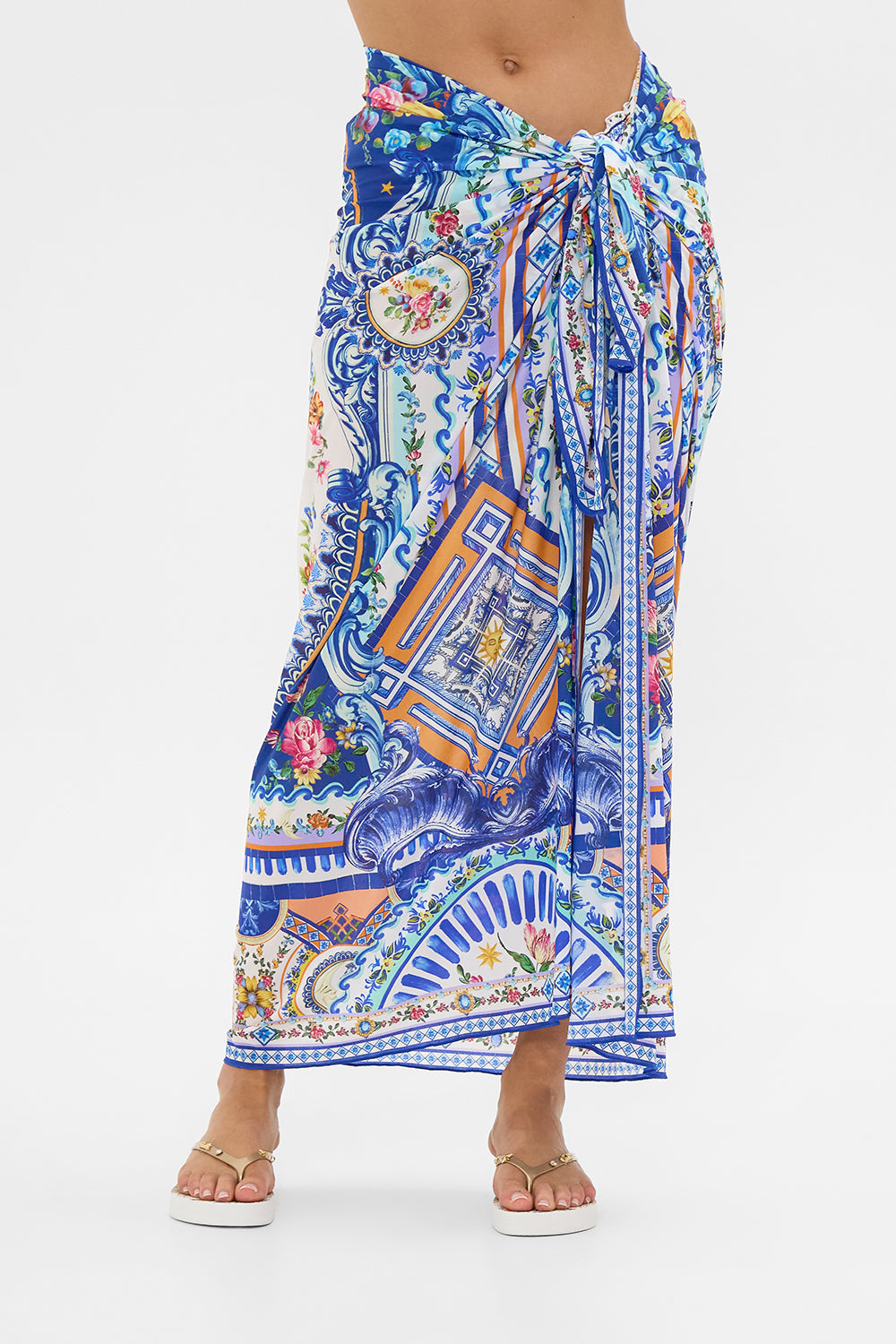 The Tiles Darls Multi Wear Long Sarong | CAMILLA US – CAMILLA