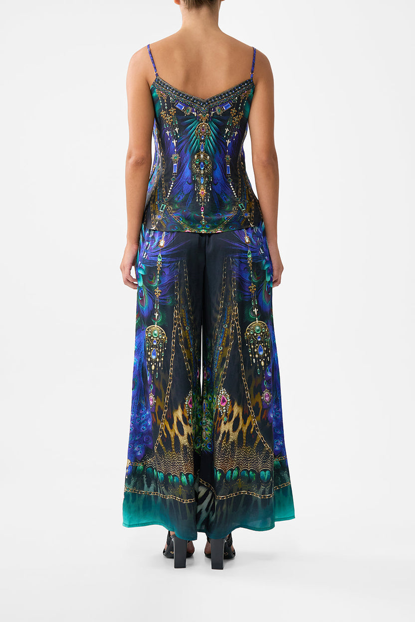 V-NECK BIAS CAMI ADORNED IN ANTIQUITY