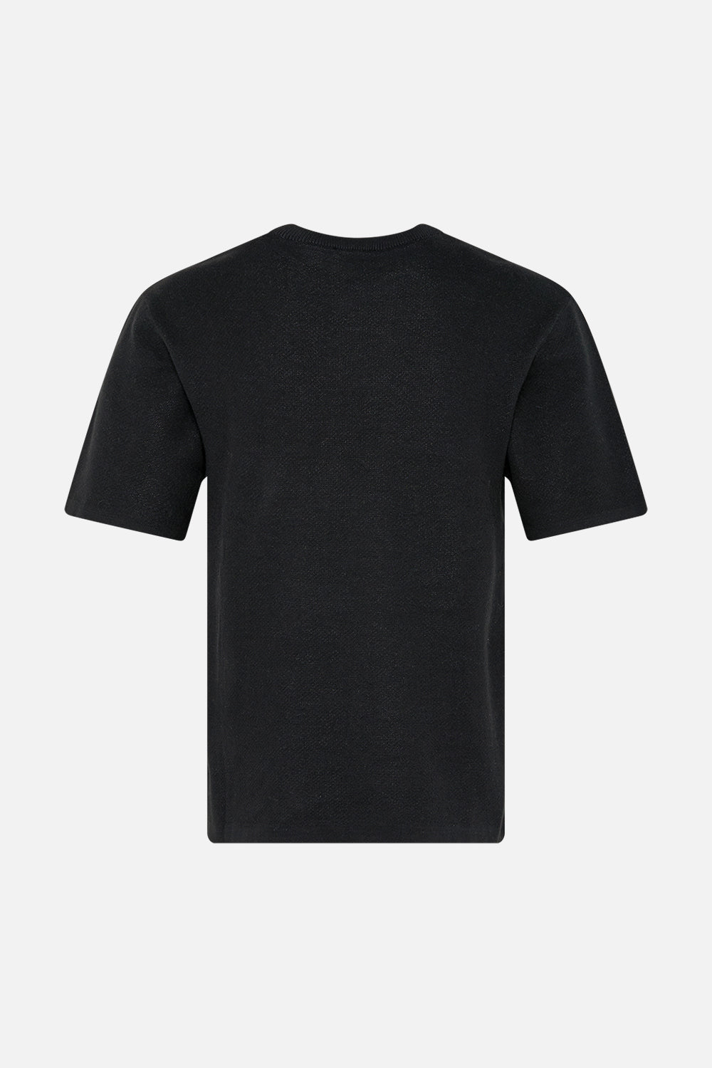 The CAMILLA Relaxed Fit Jacquard Knit Crew Neck Tee in our Rinse & Roar print.