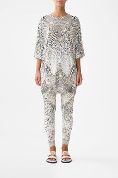 The CAMILLA Super Oversized Tee in our Marble Heaven print.