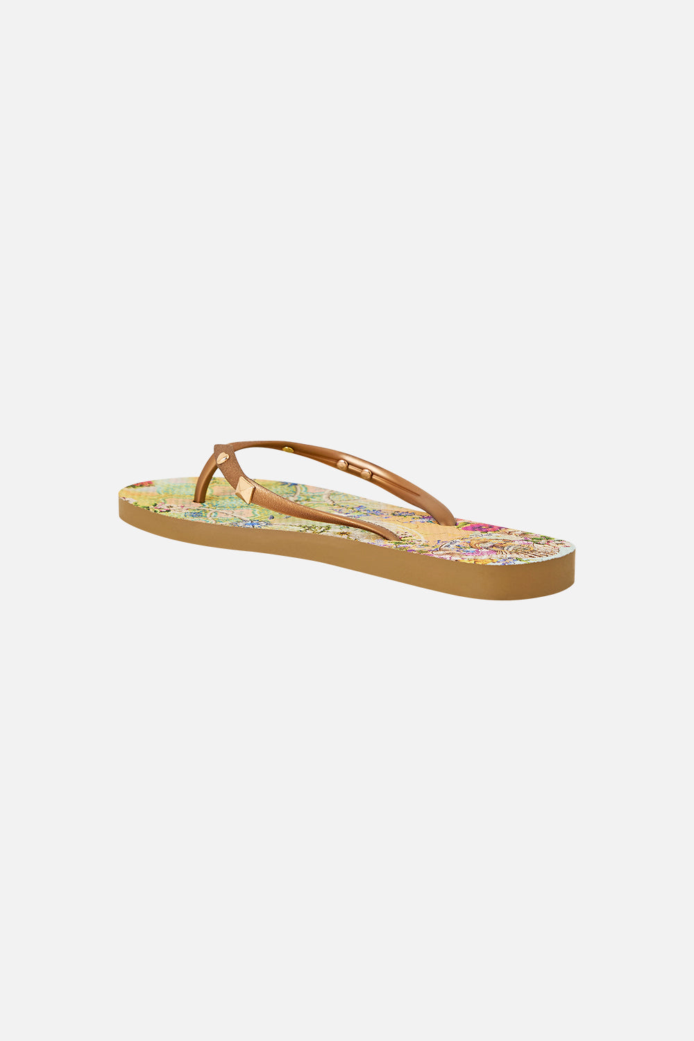 The CAMILLA Thongs in our Just Coasting print.