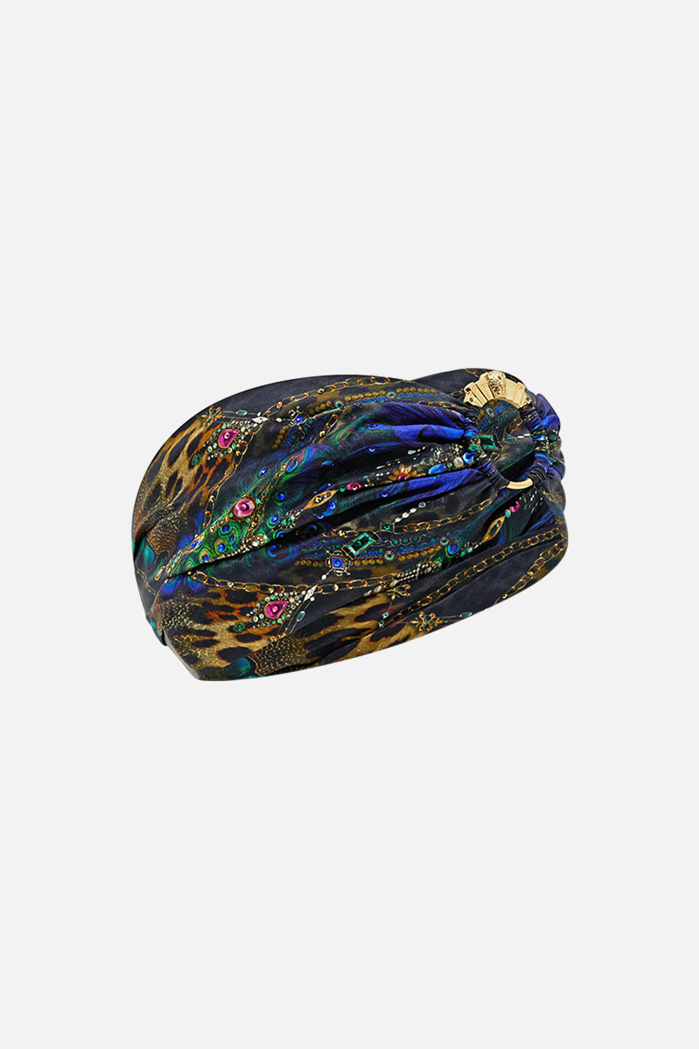 The CAMILLA Ring Headband in our Dominican Decadence print.