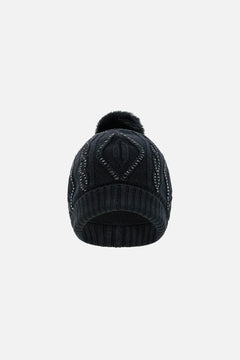 The CAMILLA Embellished Beanie in our Solid Black print.