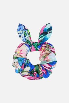 The CAMILLA Scrunchie With Tie in our Spirit Of Santa Maria print.