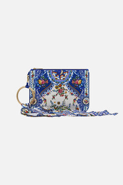 The CAMILLA Ring Scarf Clutch in our Tiles Darls print.