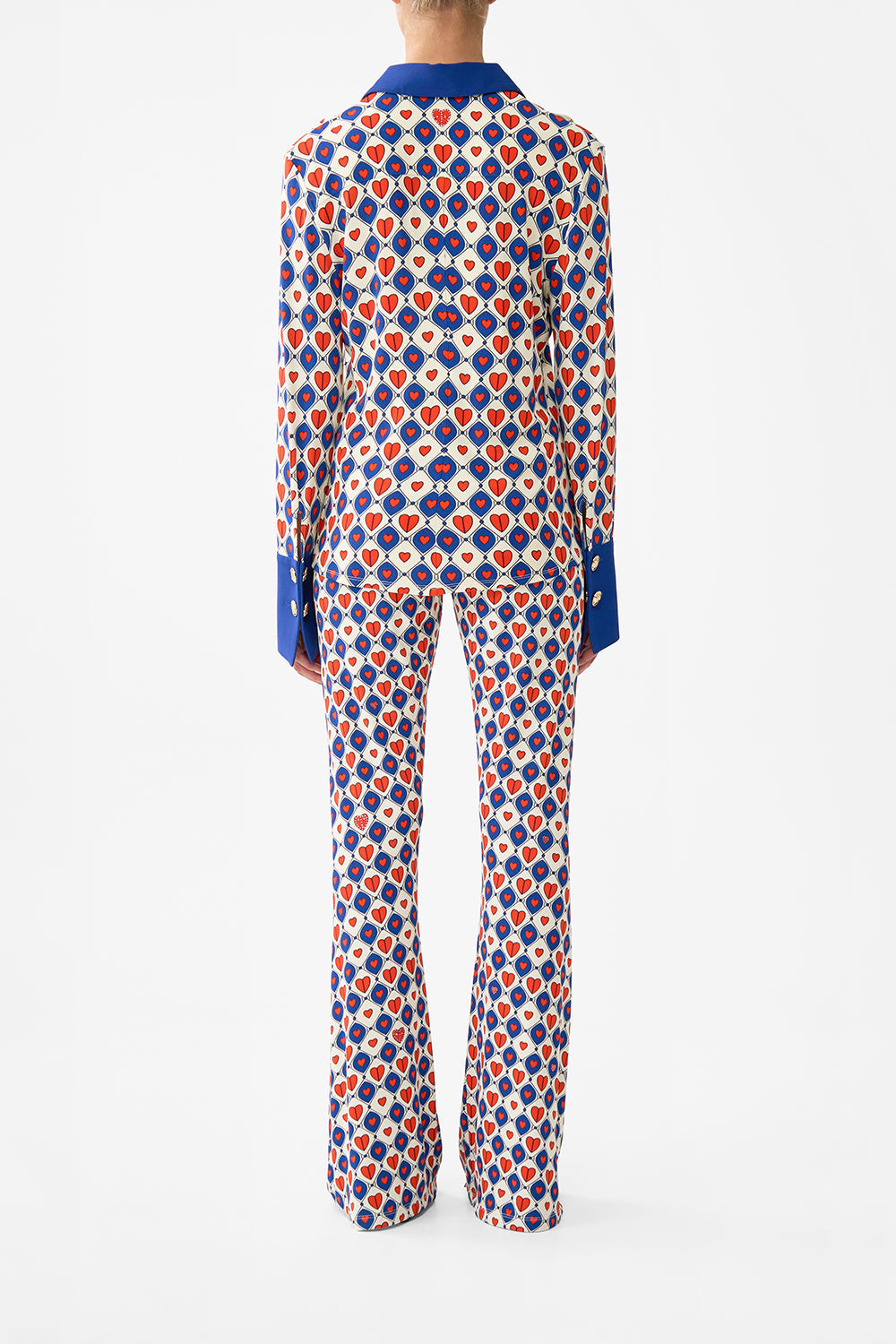 The CAMILLA Fitted Jersey Shirt in our Rinse & Roar print.