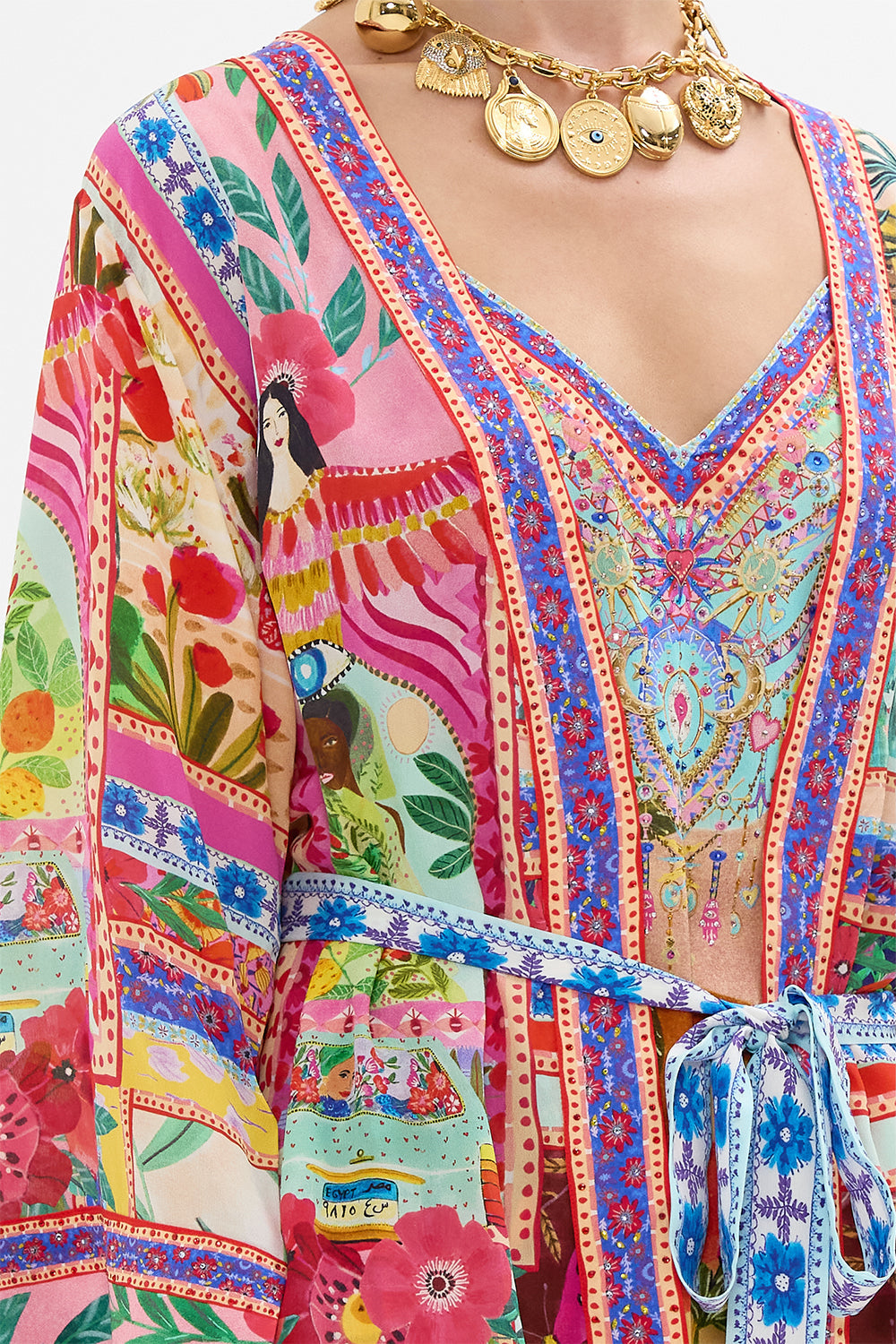 The Roeqiya's RealmShort Kimono Wrap | CAMILLA US – CAMILLA