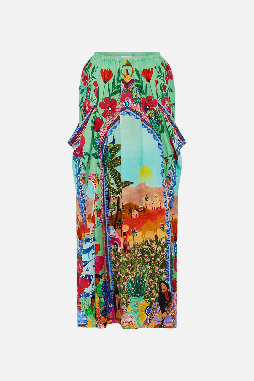 CAMILLA Pocket Skirt Dress in Queens of Creation print.