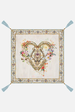 VILLA CAMILLA XXC Floral Small Square Cushion in We Always Have Alexandria Print