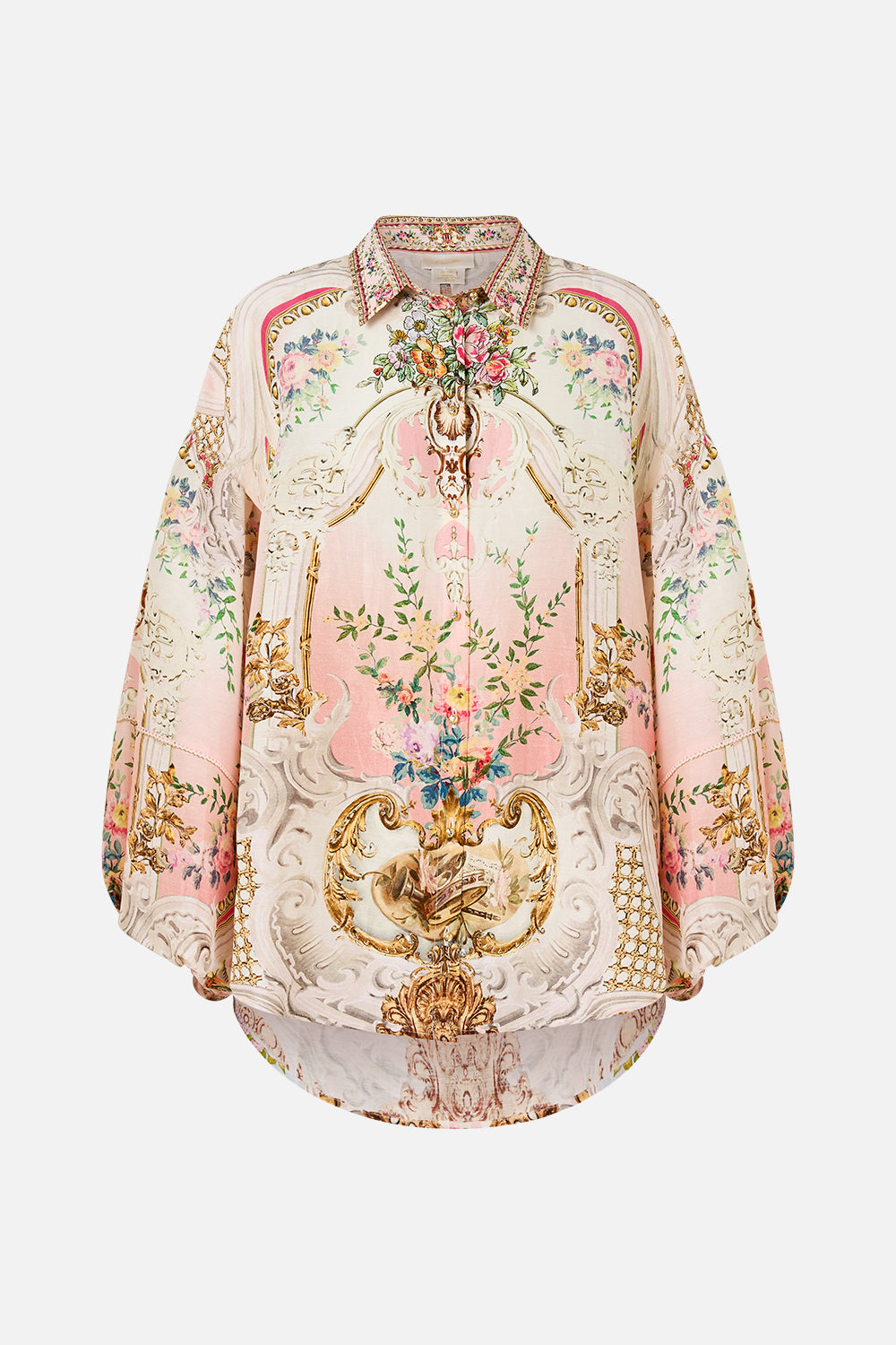 BALLOON SLEEVE SHIRT BLOUSE LISBON LULLABY