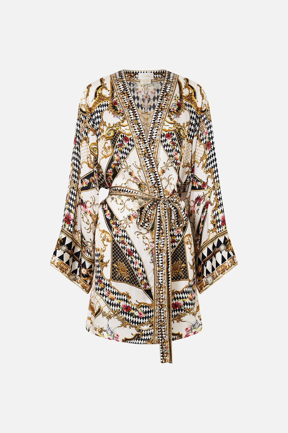 SHORT KIMONO WRAP ROCOCO GLOW