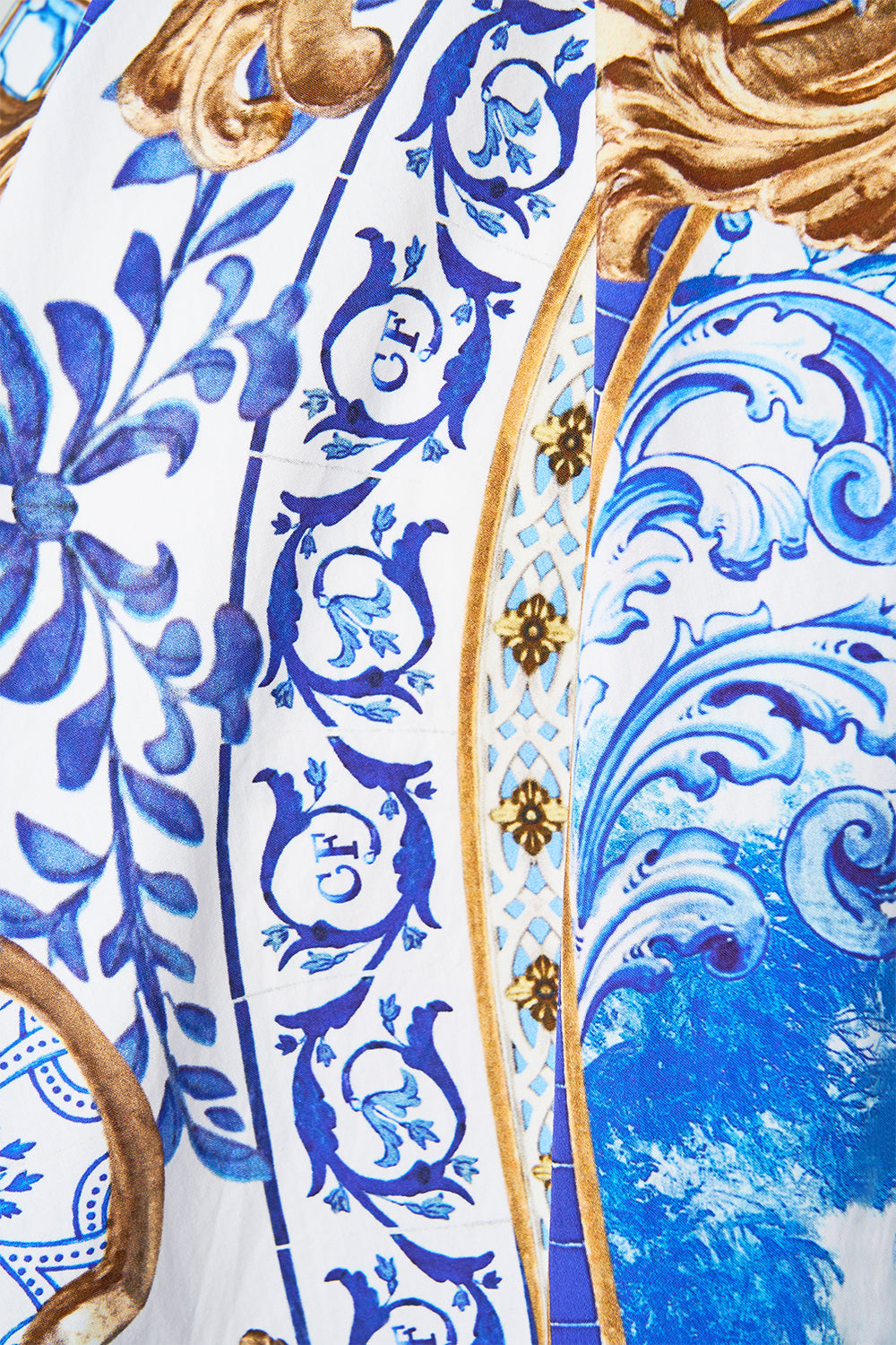 FRILL NECK DRESS WITH HARDWARE AZUL ADVENTURES